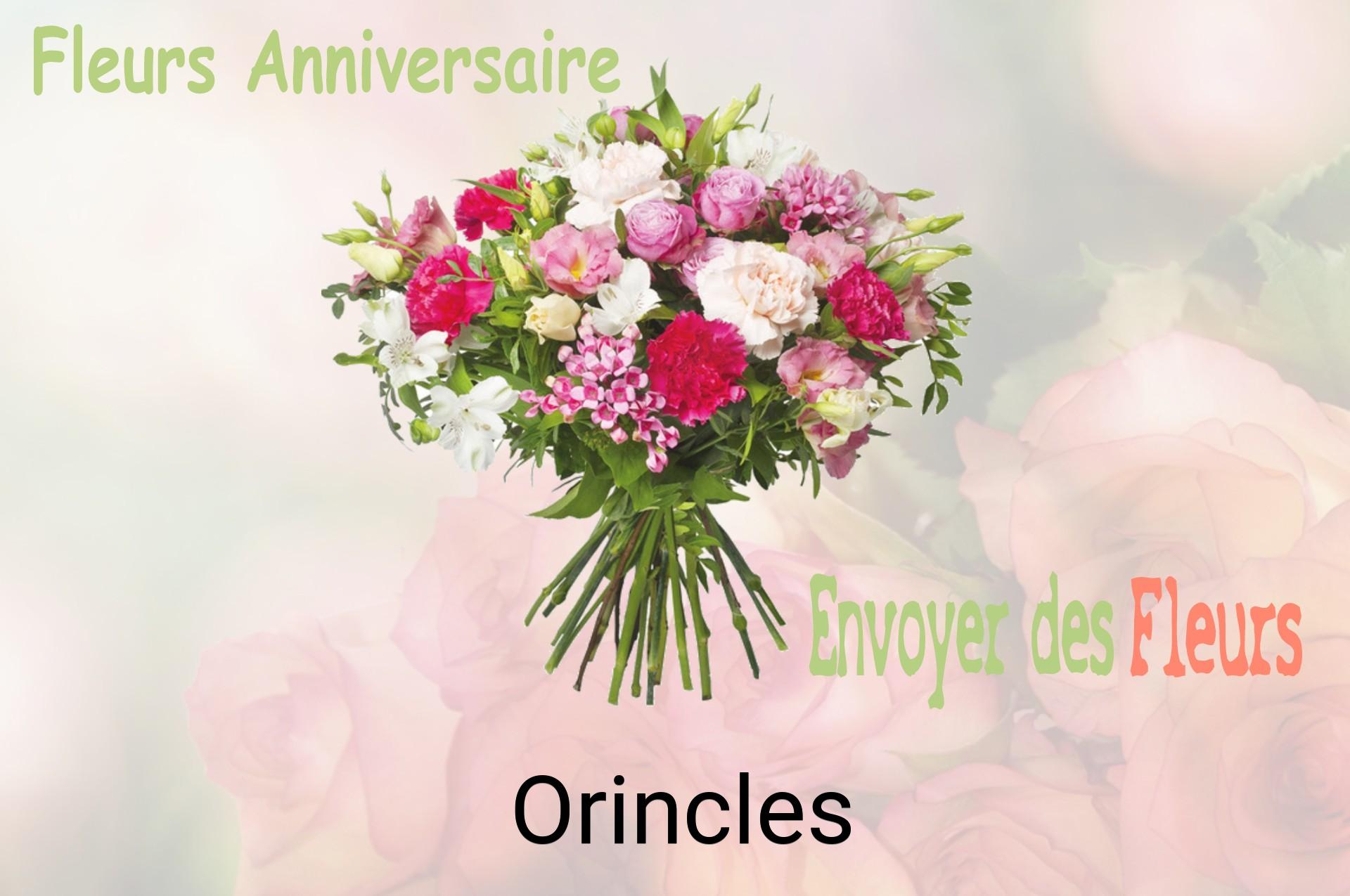 Bouquet de fleurs d’anniversaire livré à Orincles